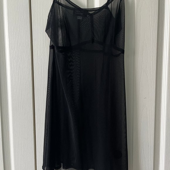 Sheer Black Slip dress - Picture 5 of 10